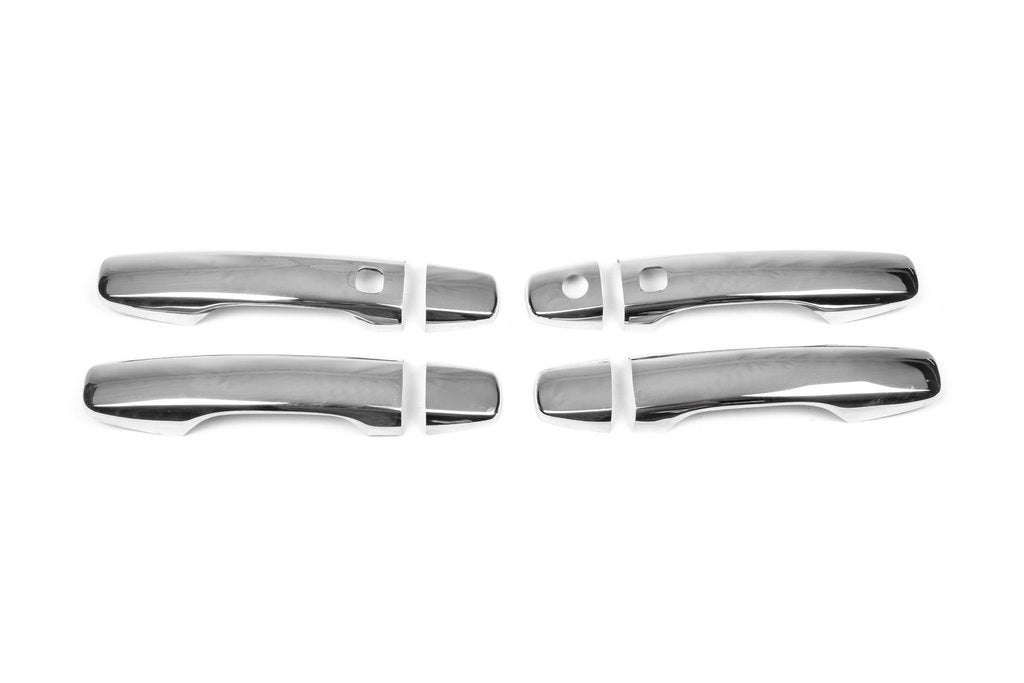 Pads on the handles 2008-2015 (4 pieces, stainless steel) for Toyota Land Cruiser 200 - image 6