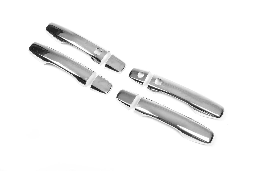 Pads on the handles 2008-2015 (4 pieces, stainless steel) for Toyota Land Cruiser 200 - image 7