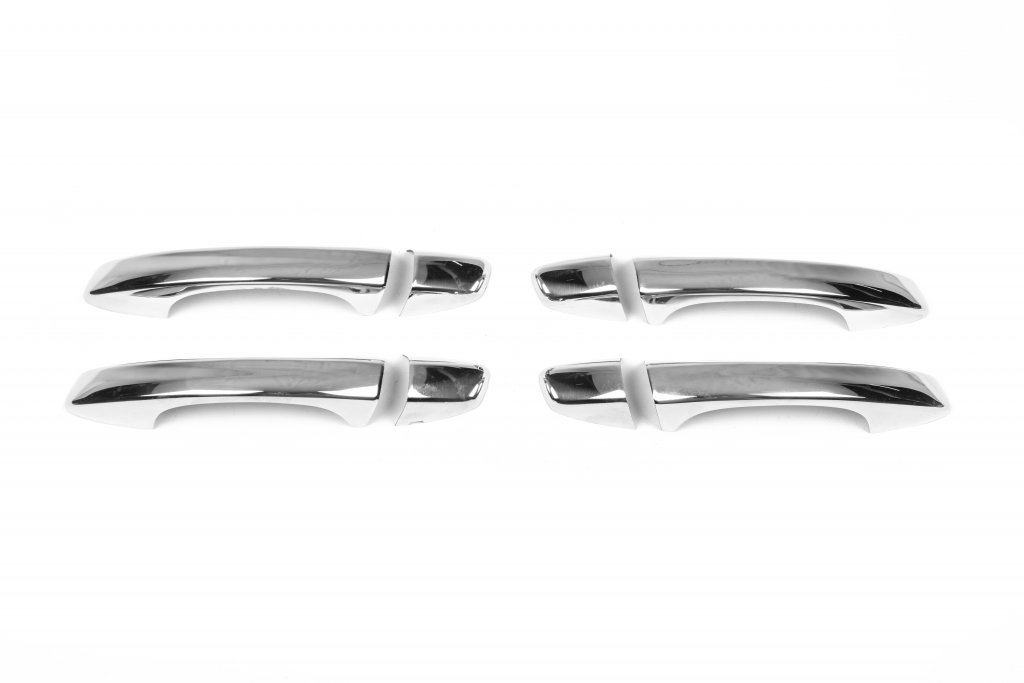 Chrome Door Handle Covers (4 pcs, Stainless Steel) for Seat Leon 2013-2020 - image 3
