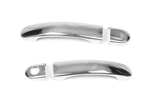 Pads on the handles OmsaLine (2 PCs, stainless steel) for Volkswagen EOS 2006-2011 - Reelken Auto
