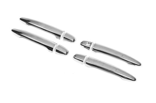 Pads on handles (4-piece, stainless steel.) for Toyota Land Cruiser Prado 120 - image 1