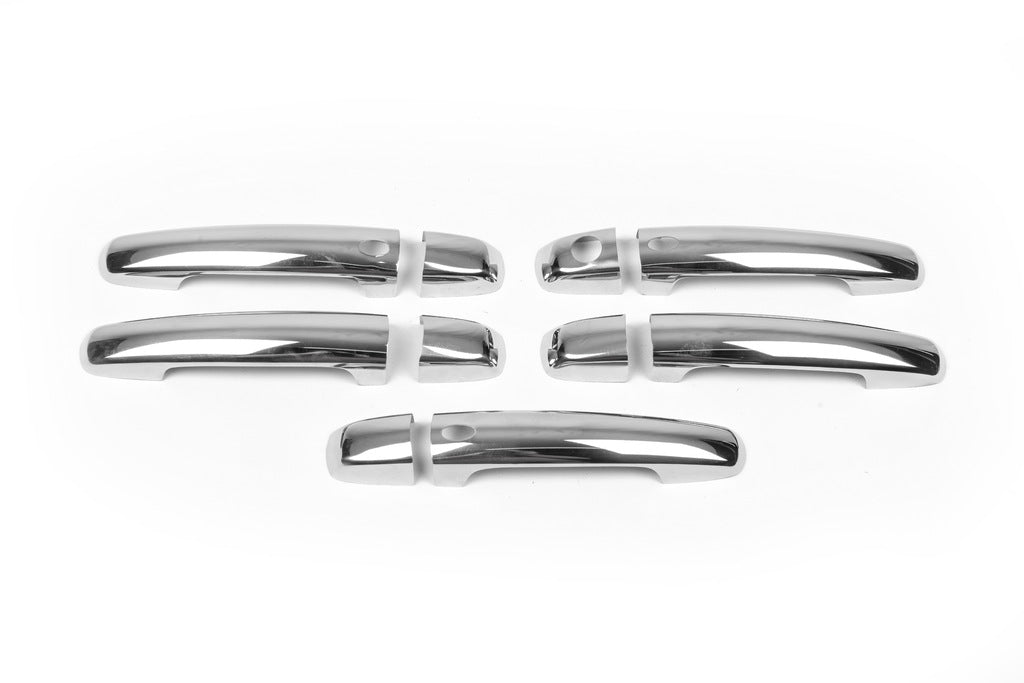 Chrome Door Handle Covers (5 pcs, Stainless Steel, with Chip) for Suzuki Grand Vitara 2005-2017 - image 4