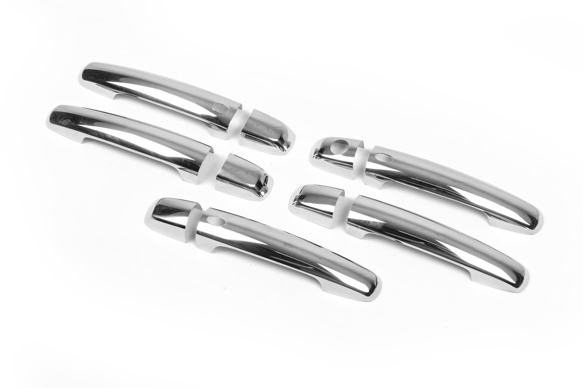 Chrome Door Handle Covers (5 pcs, Stainless Steel, with Chip) for Suzuki Grand Vitara 2005-2017 - image 3