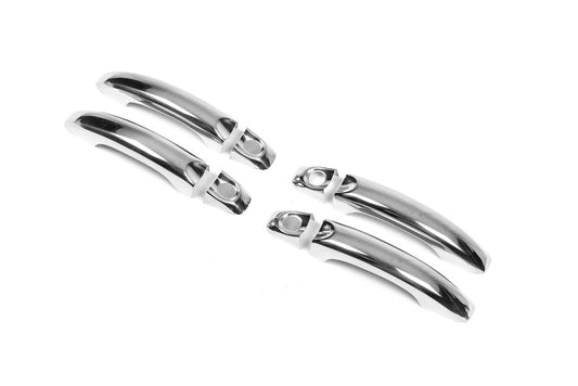 Chrome Door Handle Covers (4 pcs, Stainless Steel) for Volkswagen Amarok 2010-2022 - image 2