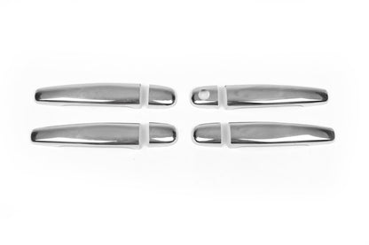 Chrome Door Handle Covers (2 pcs, Stainless Steel) for Citroen C-2 2003-2009 - image 3