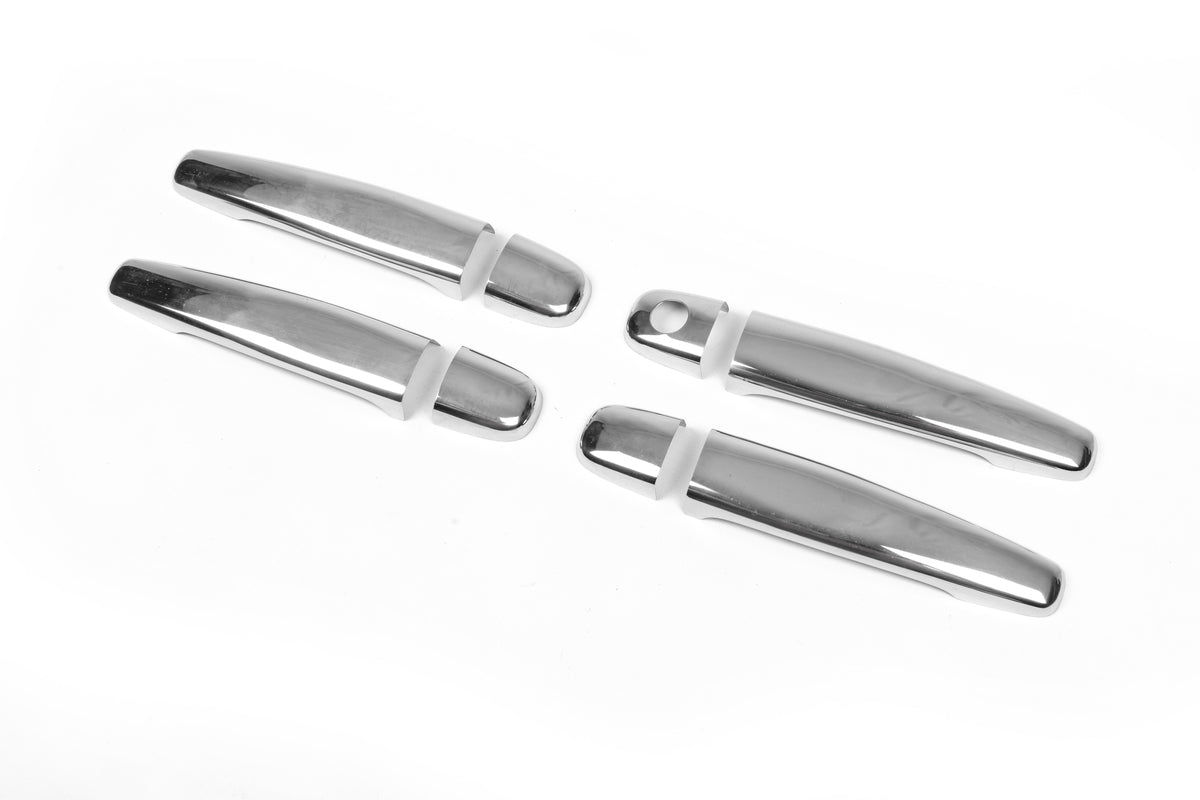 Chrome Door Handle Covers (2 pcs, Stainless Steel) for Citroen C-2 2003-2009 - image 3