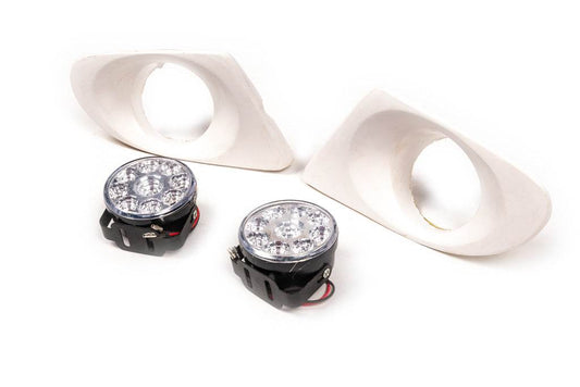Fog lights in bumper LED (2 PCs, paintable) for Mercedes Vito W639 2004-2014 - Reelken Auto