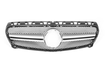 Front grill AMG Silver (2012-2015) for Mercedes A-class W176 2012-2018 - Reelken Auto