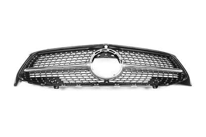 Front Grille Diamond Silver (for 2019-2022) for Mercedes CLA C118 2019- - image 2