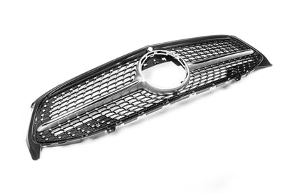 Front Grille Diamond Silver (for 2019-2022) for Mercedes CLA C118 2019- - image 3