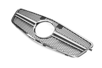Front grille AMG Silver (2009-2012) for Mercedes E-class W212 2009-2016 - Reelken Auto