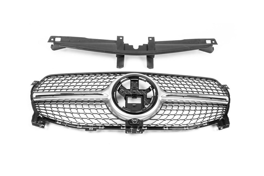 Front Grille Diamond Silver (for Base 2019-2023) for Mercedes GLE coupe C167 2019- - image 1