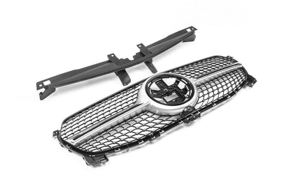 Front Grille Diamond Silver (for Base 2019-2023) for Mercedes GLE coupe C167 2019- - image 2