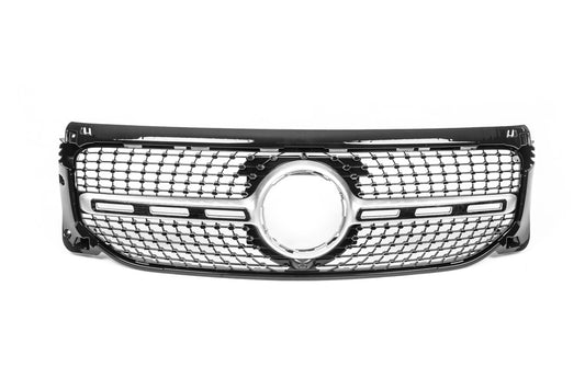 Front grill Diamond Silver for Mercedes GLB X247 2019↗︎ - image 2