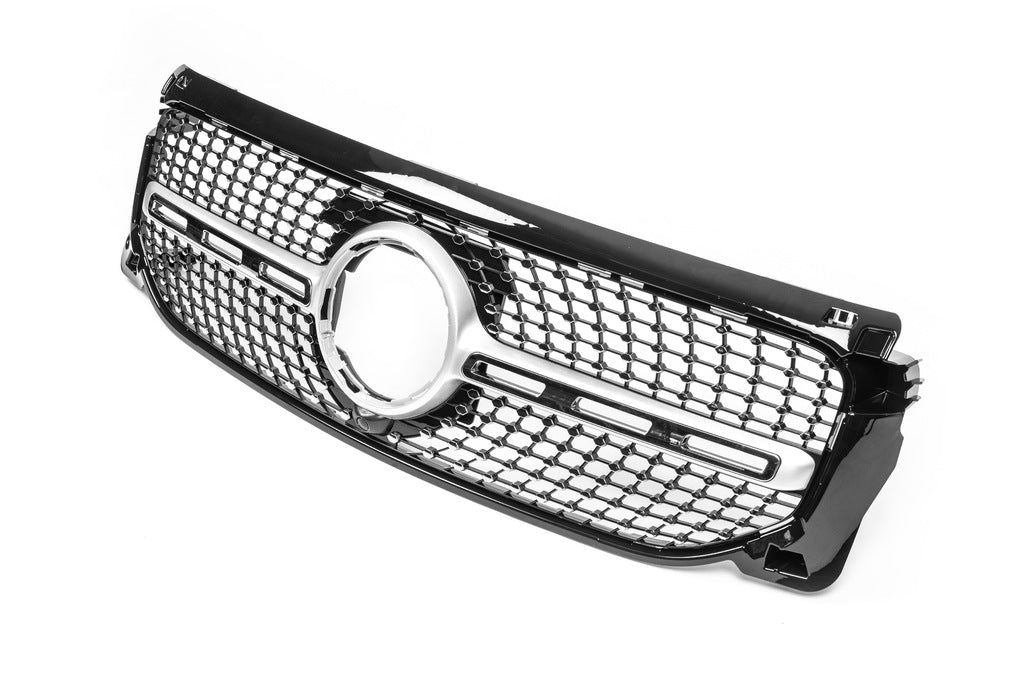 Front grill Diamond Silver for Mercedes GLB X247 2019↗︎ - image 3