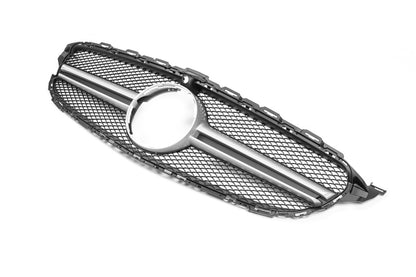 Front grill AMG Silver for Mercedes C-class W205 2014-2021 - image 6