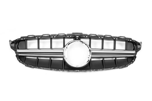 Front grille C63-design for Mercedes C-class W205 2014-2021 - image 2