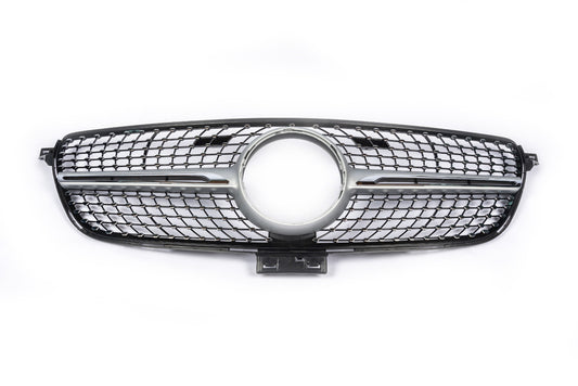 Tuning Front Grille (Diamond Silver) for Mercedes GLE coupe C292 2015-2019 - image 2