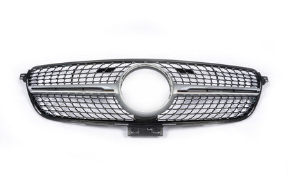 Tuning Front Grille (Diamond Silver) for Mercedes GLE coupe C292 2015-2019 - image 2