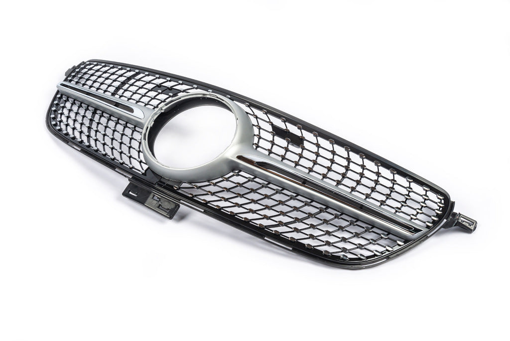 Tuning Front Grille (Diamond Silver) for Mercedes GLE coupe C292 2015-2019 - image 4