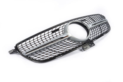 Tuning Front Grille (Diamond Silver) for Mercedes GLE coupe C292 2015-2019 - image 3