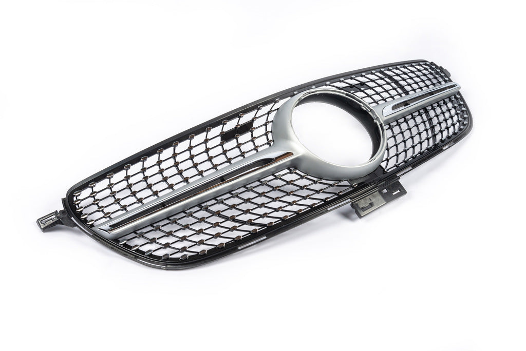 Tuning Front Grille (Diamond Silver) for Mercedes GLE coupe C292 2015-2019 - image 3