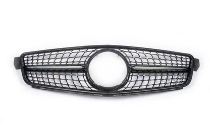 Diamond Black front grille for Mercedes C-class W204 2007-2015 - Reelken Auto