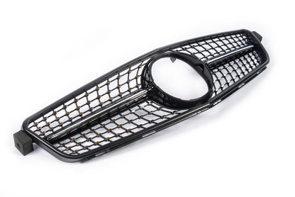 Front Grille Diamond Black for Mercedes C-class W204 2007-2015 - image 4