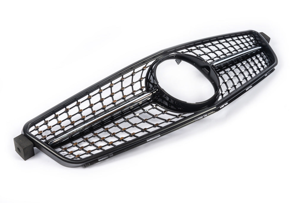 Front Grille Diamond Black for Mercedes C-class W204 2007-2015 - image 4