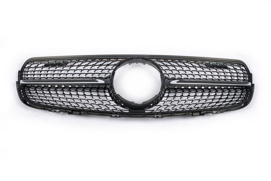 Front Grille Diamond Black (2015-2019) for Mercedes GLC X253 2015-2022 - image 2