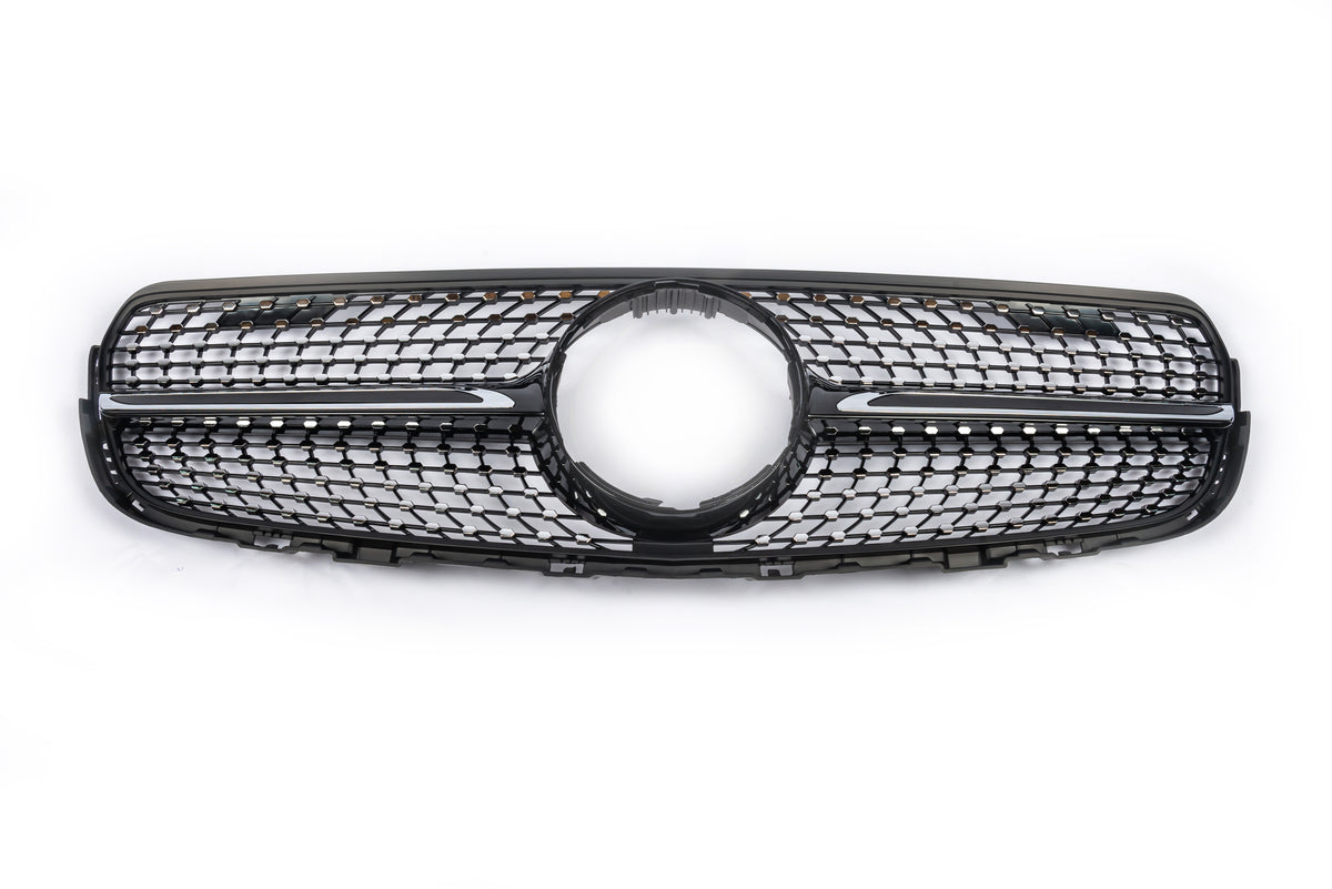Front Grille Diamond Black (2015-2019) for Mercedes GLC coupe C253 2016-2023 - image 2