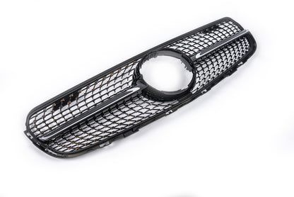 Front Grille Diamond Black (2015-2019) for Mercedes GLC coupe C253 2016-2023 - image 4