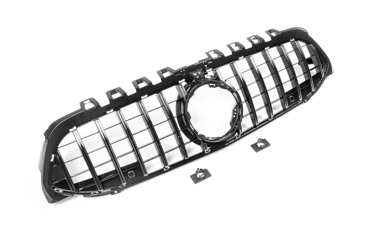 GT Panamericana front grill (with space for camera) for Mercedes A-class W177 2018↗ - Reelken Auto