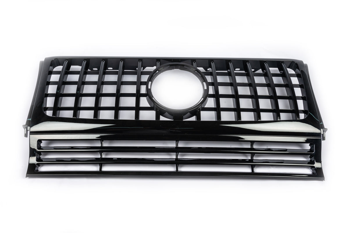 Front grille (GT Panamericana, no chrome) for Mercedes G class W463 1990-2018 - image 1