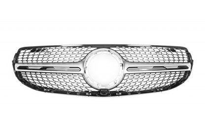 Front Grille Diamond Silver (for Base 2019-2022) for Mercedes GLC X253 2015-2022 - image 3