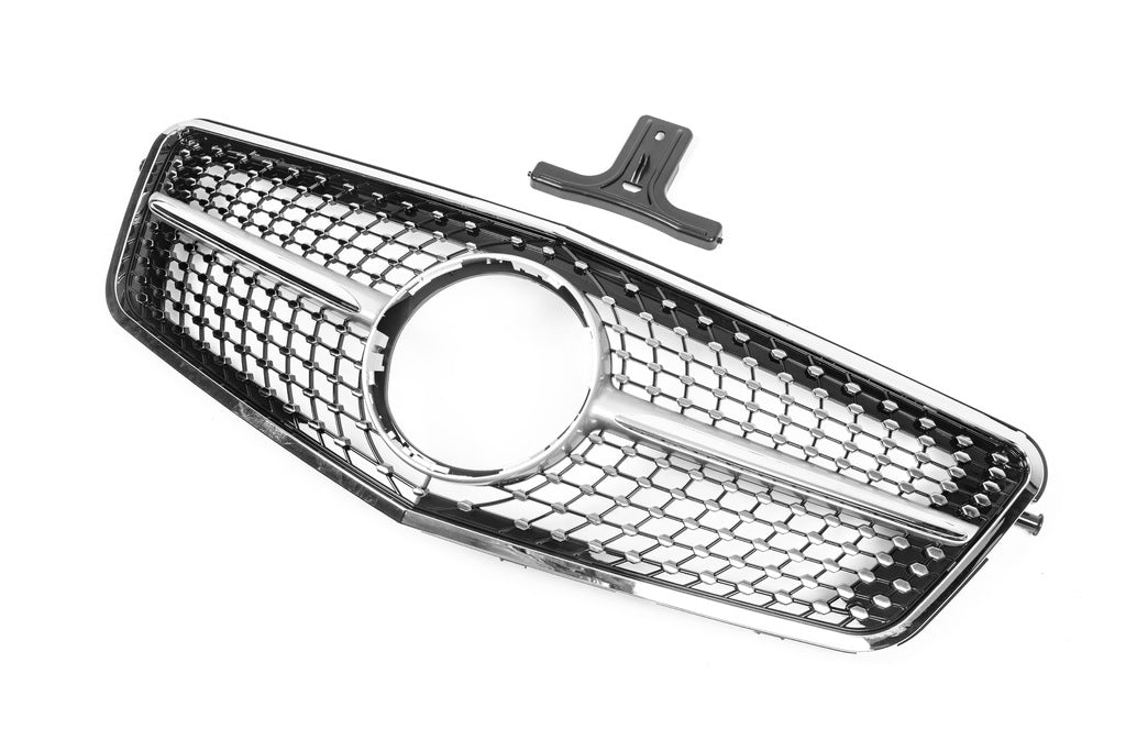 Front Grille Diamond Silver (2009-2012) for Mercedes E-сlass W212 2009-2016 - image 4