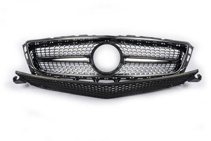 Front grill 2011-2014 (Diamond Silver) for Mercedes CLS C218 2011-2018 - Reelken Auto