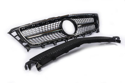 Front grill 2011-2014 (Diamond Silver) for Mercedes CLS C218 2011-2018 - Reelken Auto