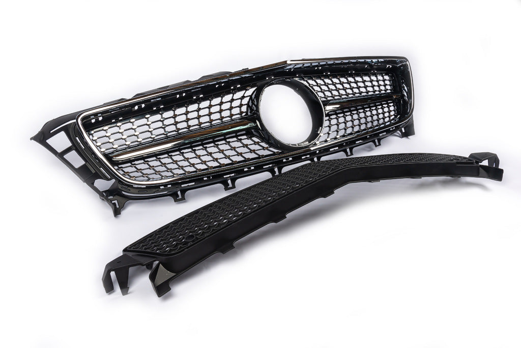 Front Grille 2011-2014 (Diamond Silver) for Mercedes CLS C218 2011-2018 - image 8