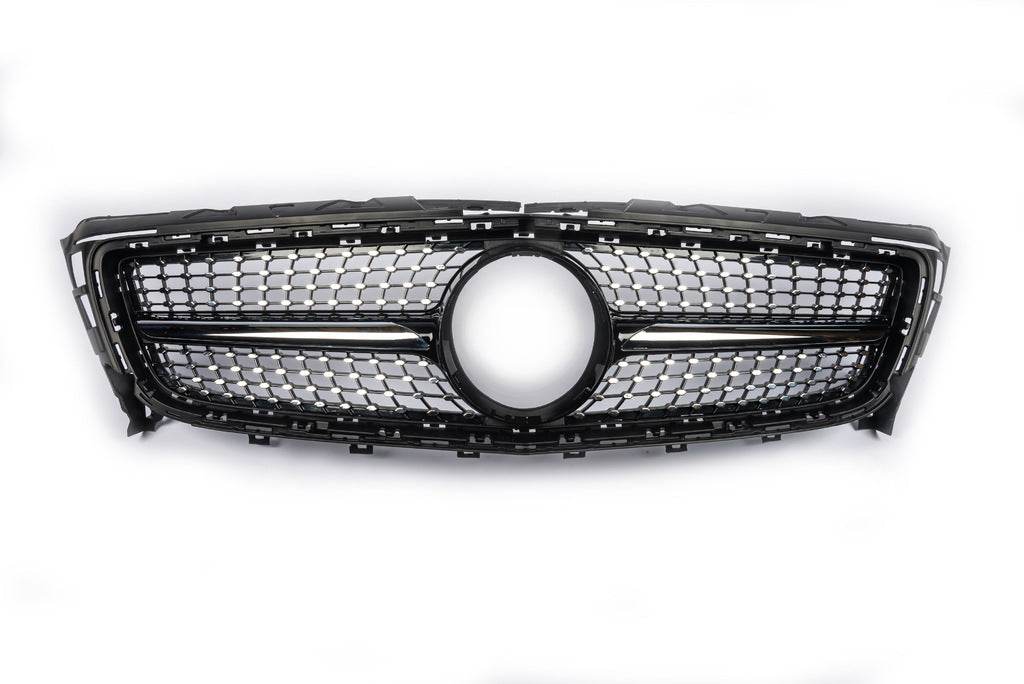 Front grill 2011-2014 (Diamond Silver) for Mercedes CLS C218 2011-2018 - Reelken Auto