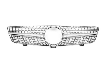 Front Grille (2008-2010, Diamond Silver) for Mercedes CLS C219 2004-2010 - image 2