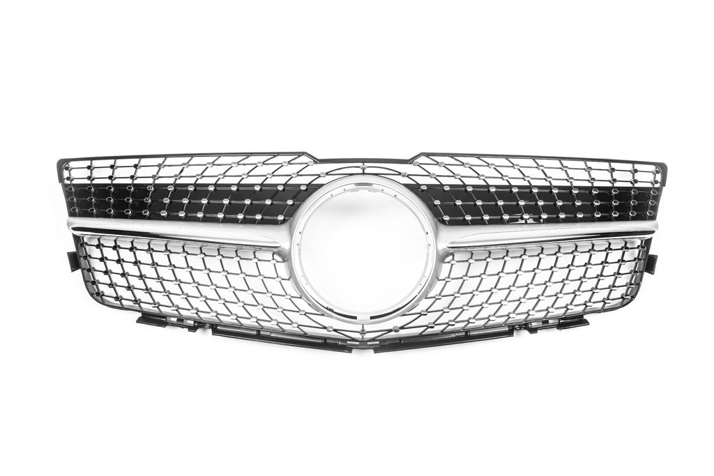 Front Grille Diamond Silver (2009-2012) for Mercedes GLK сlass X204 2008-2015 - image 2