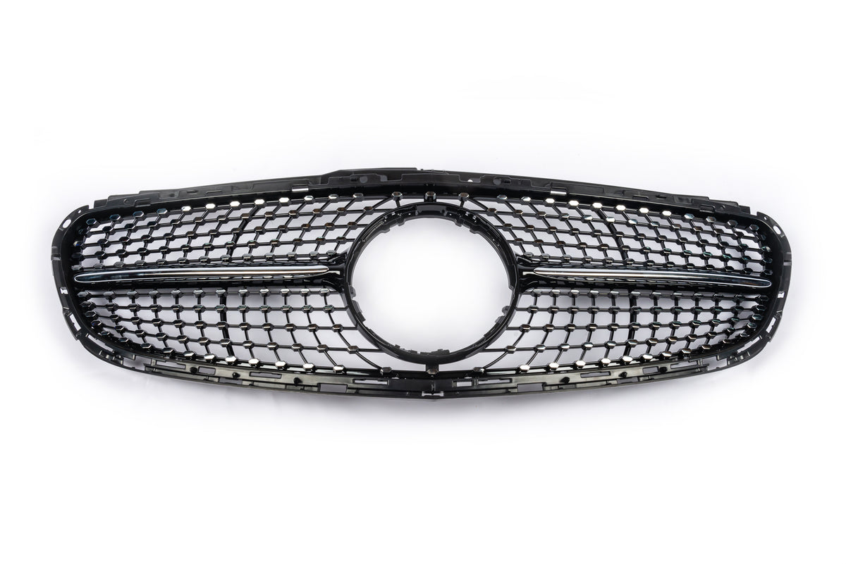 Front Grille Diamond Black (for Avantgarde and AMG-Line, 2013-2016) for Mercedes E-сlass W212 2009-2016 - image 2