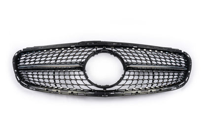 Front Grille Diamond Black (for Avantgarde and AMG-Line, 2013-2016) for Mercedes E-сlass W212 2009-2016 - image 2