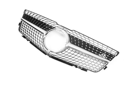 Front Grille Diamond Silver (2009-2012) for Mercedes GLK сlass X204 2008-2015 - image 4
