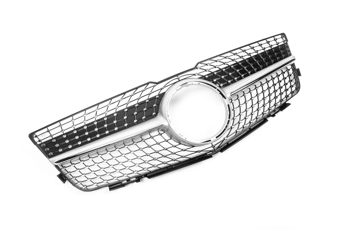 Front Grille Diamond Silver (2009-2012) for Mercedes GLK сlass X204 2008-2015 - image 3