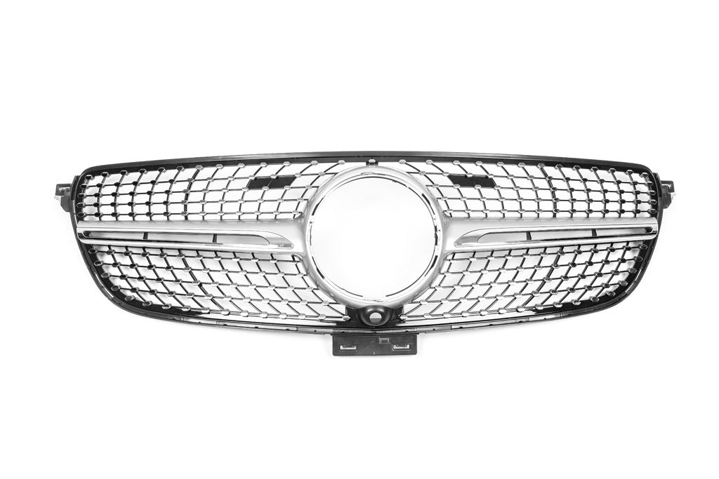 Tuning Front Grille (Diamond Silver) for Mercedes GLE coupe C292 2015-2019 - image 5