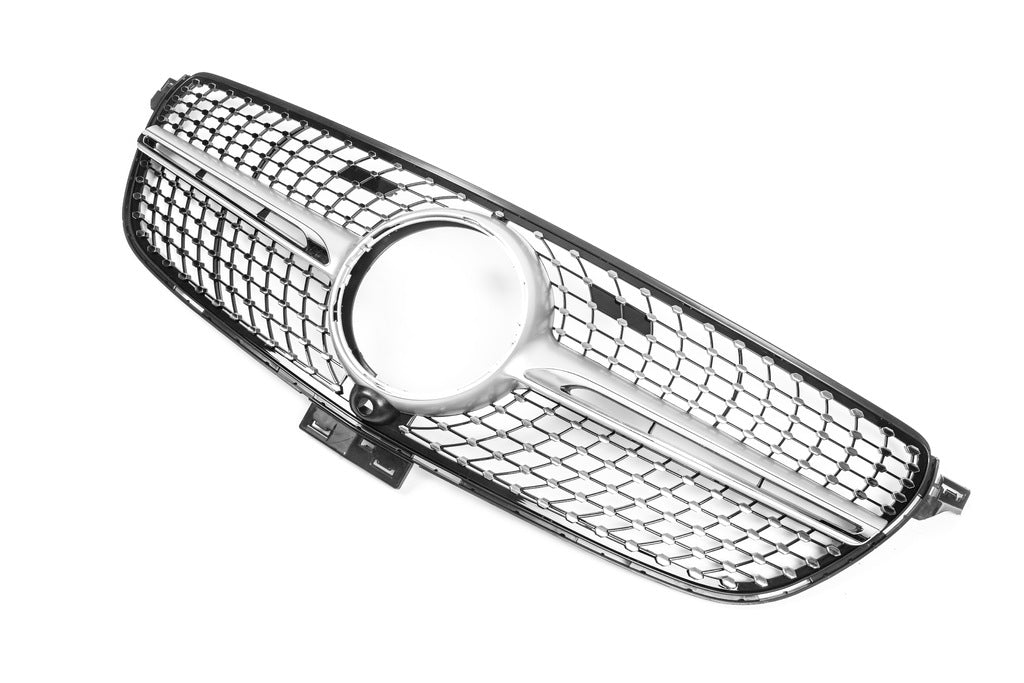Tuning Front Grille (Diamond Silver) for Mercedes GLE coupe C292 2015-2019 - image 6
