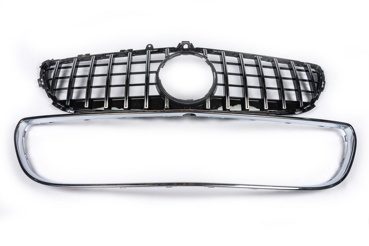 Front grille with frame 2014-2018 (GT Panamericana) for Mercedes CLS C218 2011-2018 - image 3