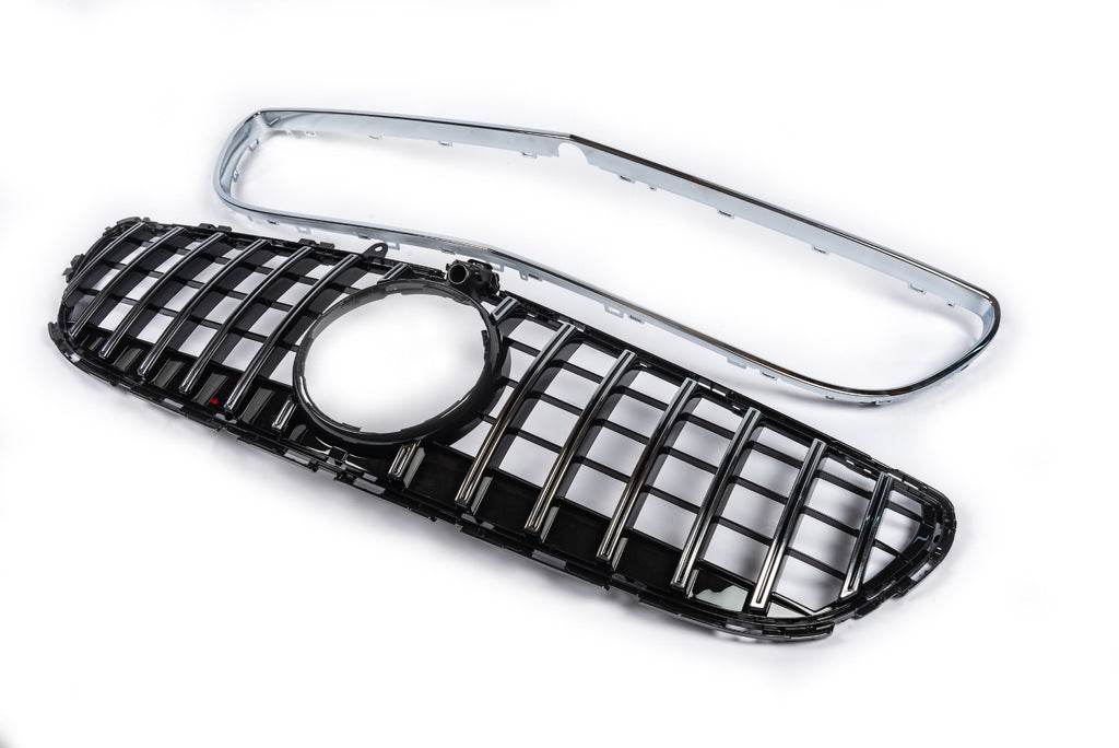 Front grille with frame 2014-2018 (GT Panamericana) for Mercedes CLS C218 2011-2018 - Reelken Auto